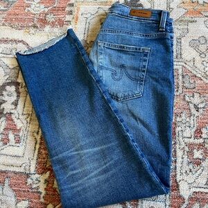 AG Saige Crop Straight Leg Jeans